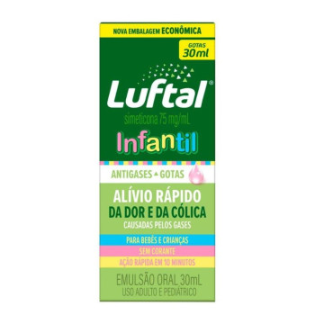 Antigases Luftal Infantil Gotas Simeticona 75mg/ml 30ml