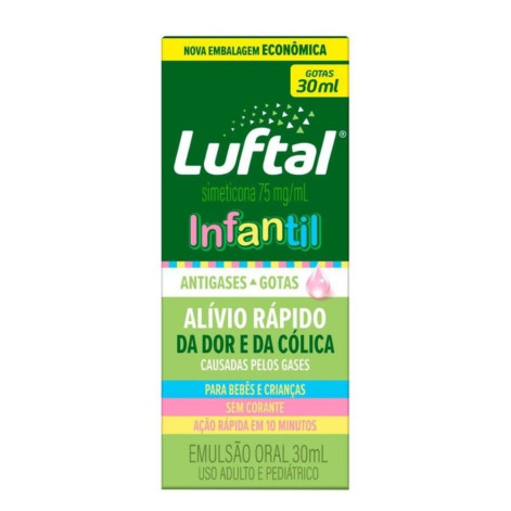 Antigases Luftal Infantil Gotas Simeticona 75mg/ml 30ml