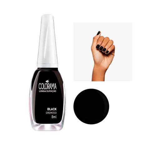 Esmalte Colorama Cremoso Black 8ml