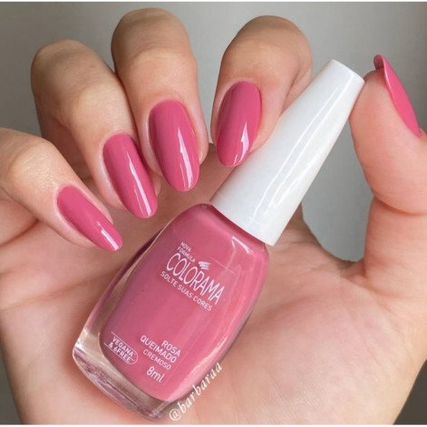 Esmalte Cremoso Colorama 8ml - Rosa Queimado