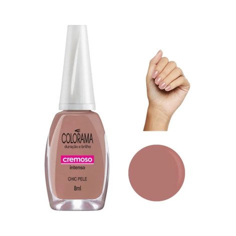 Esmalte Colorama Cremoso Chic Pele 8ml