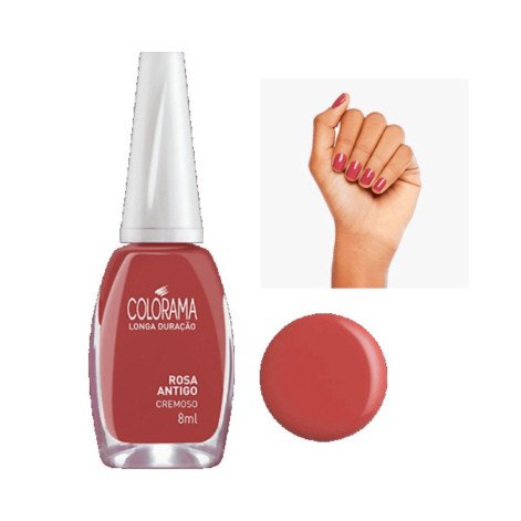 Esmalte Colorama Cremoso Rosa Antigo 8ML