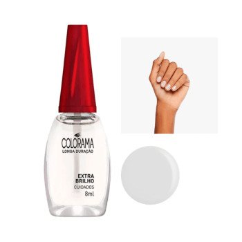 Esmalte Colorama Cuidados Proteção Extra Brilho 8ml
