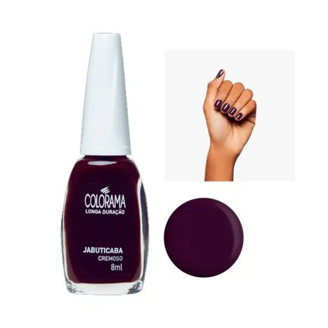 Esmalte Colorama Verniz&Cor Jabuticaba - 8ml