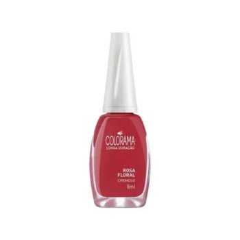 Esmalte Cremoso Colorama Rosa Floral 8Ml