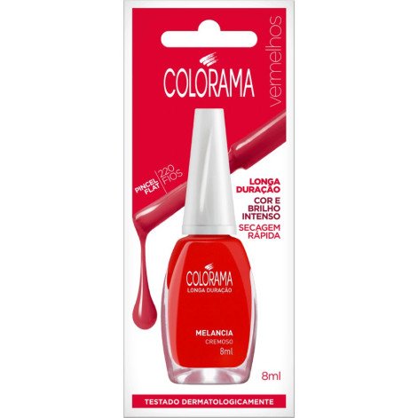 Esmalte Colorama Cremoso Nutrivo Melância 8ml