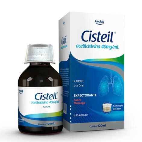Cisteil Adulto 40mg/ml Xarope 120ml + Copo Dosador