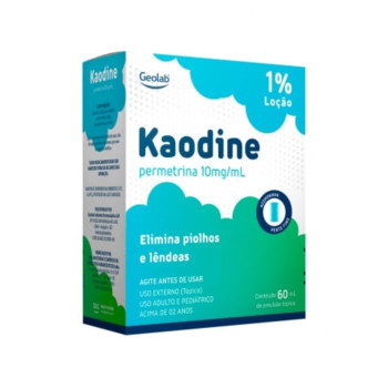Kaodine Permetrina 50mg/mL 5% Loção Uso Tópico Com 60mL Geolab
