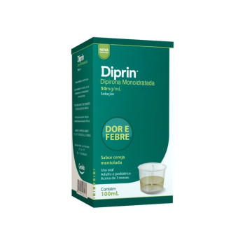 Diprin Dipirona 50mg/ml Solução Oral 100mL Geolab