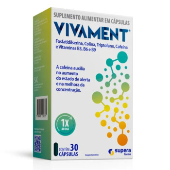 Vivament Suplemento Alimentar com 30 Cápsulas Duras