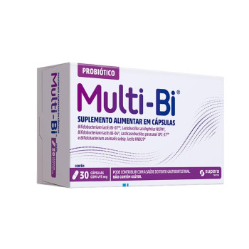 Probiótico Multi-Bi com 30 Cápsulas