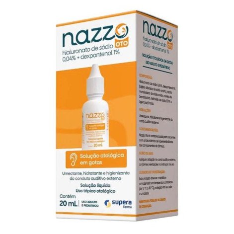 Solução Otológica em Gotas Nazzo Oto 20ml