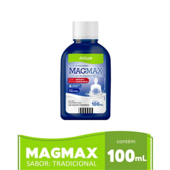 Leite de Magnésia Magmax Tradicional Suspensão Oral 100ml