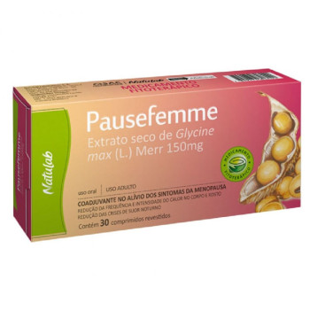 Glycine Max Pausefemme 150mg 30 Comprimidos Natulab