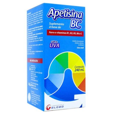 Apetisina Bc Sabor Uva com 240ml