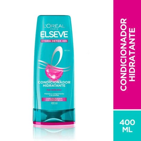 Condicionador Elseve Hydra Detox 48h Reequilibrante 400ml
