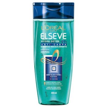 Shampoo L'Oréal Paris Elseve Hydra-Detox Anti-Caspa 400ml