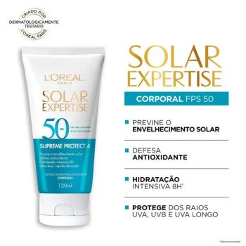 Protetor Solar FPS 50 L'Oreal Solar Expertise Supreme 120ml