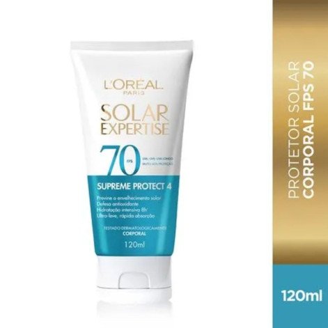 Protetor Solar Corporal L'Oréal Paris Solar Expertise Supreme Protect 4 FPS70 120ml