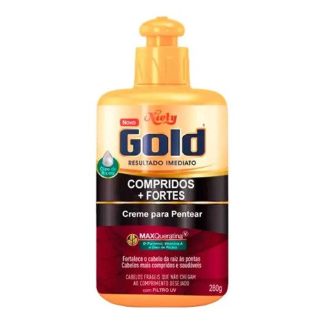 Creme para Pentear Niely Gold Compridos + Fortes 280g