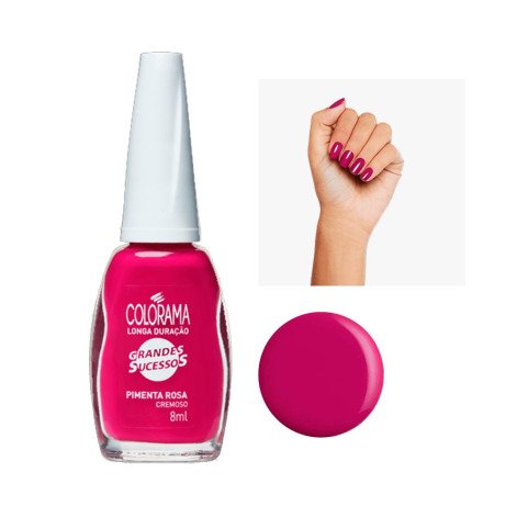 Esmalte Colorama Grandes Sucessos 8ml Pimenta Rosa
