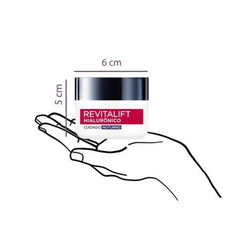 Creme Facial Anti-Idade L'Oréal Paris Revitalift Hialurônico Noturno 49g