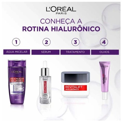 Creme Facial Anti-Idade L'Oréal Paris Revitalift Hialurônico Noturno 49g