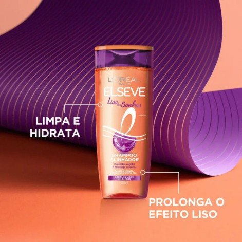 Shampoo L'Oréal Paris Elseve Liso dos Sonhos 200ml