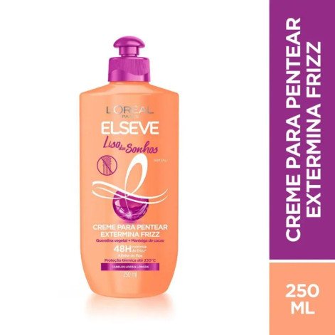 Creme para Pentear L'Oréal Paris Elseve Liso dos Sonhos 250ml