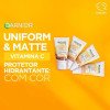 Protetor Solar Facial Hidratante Garnier Uniform & Matte Vitamina C FPS50 Negra 40g