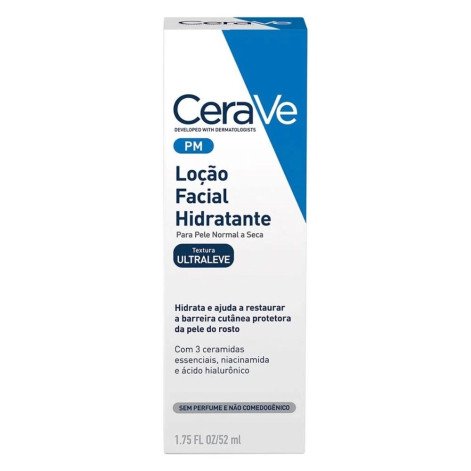 Loção Facial Hidratante Ultraleve Pele Normal a Seca 52ml CeraVe