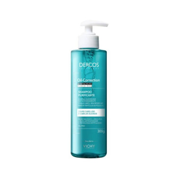 Shampoo Purificante Vichy Dercos Oil-Correction Controle de Oleosidade e Limpeza Profunda 300g
