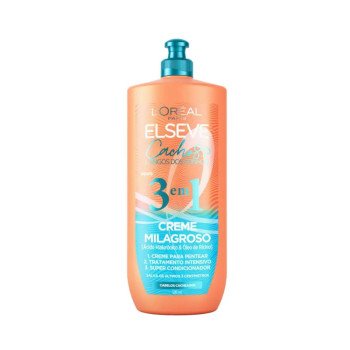 Creme Milagroso 3 em 1 Cabelo Cacheado L'Oréal Paris Elseve Cachos Longos dos Sonhos 500ml