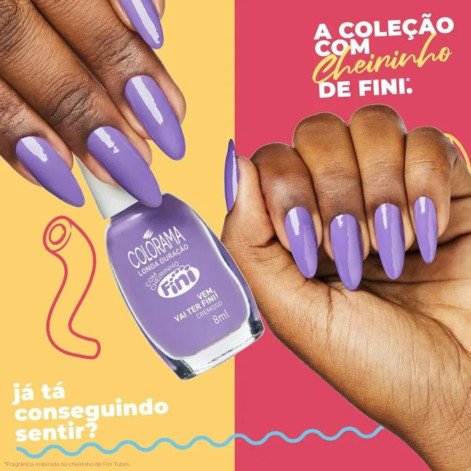 Esmalte cremoso Colorama Fini - Vem, Vai Ter Fini! 8ml