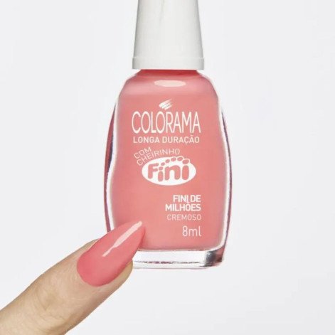 Esmalte Cremoso Colorama Fini 8ml - Fini de Milhões