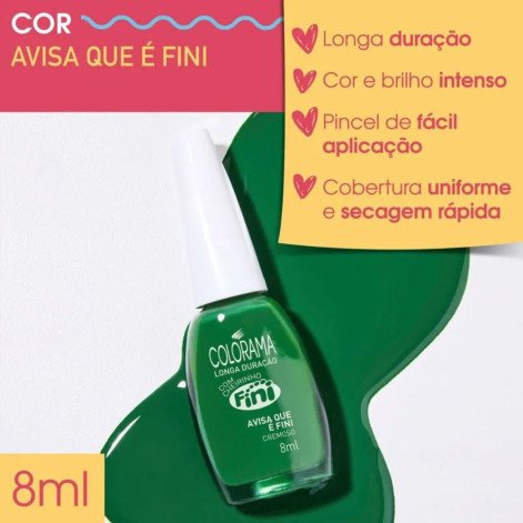 Esmalte Cremoso Colorama Fini - Avisa Que é Fini 8ml