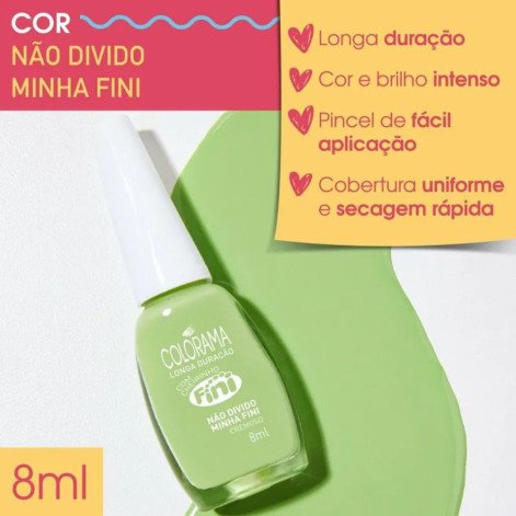 Esmalte Cremoso Colorama Fini - Não Divido Fini 8ml