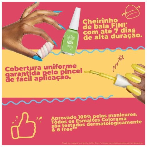 Esmalte Cremoso Colorama Fini - Não Divido Fini 8ml