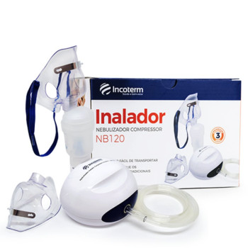 Nebulizador Inalador Infantil e Adulto Compressor Nb120 Incoterm