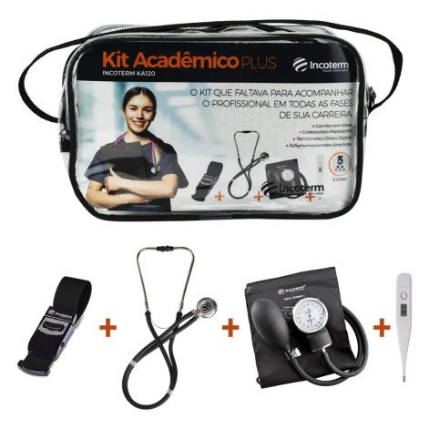 Kit Acadêmico Plus Ka120 Preto Incoterm