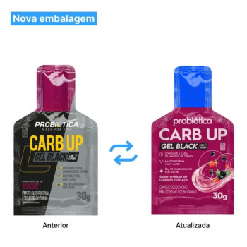 Energético Probiótica Carb-up Black Guaraná + Açaí 30g