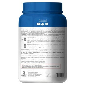Whey Protein Max Titanium 100% Chocolate 900G
