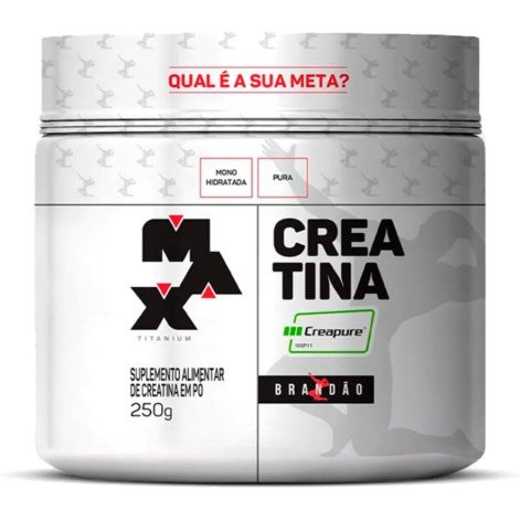 Creatina Pura Selo Creapure 250g Rafael Brandão Grow Thisold Max Titanium sem Sabor