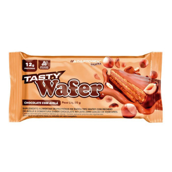 Tasty Wafer Bar 50g Sabor Chocolate com Avelã