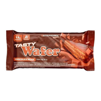 Tasty Wafer Bar 50g Sabor Chocolate Belga