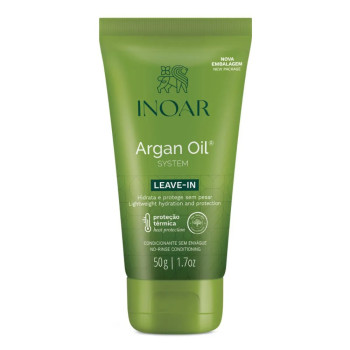 Leave in Inoar Argan Oil System Todos os Tipos de Cabelos 50g