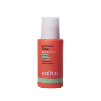 Protetor Solar Facial FPS 50 Sallve Toque Seco 40g