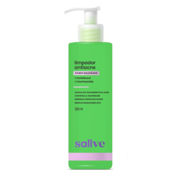 Limpador Antiacne Facial Sallve 300ml