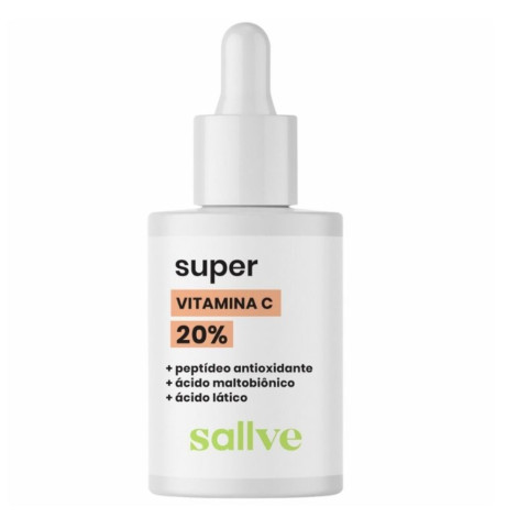 Sérum Facial Super Antioxidante Vitamina C 20% Sallve 30ml