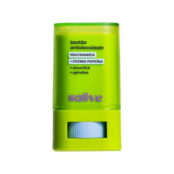 Bastão Antioleosidade Sallve Niacinamida + Enzima Papaína 15g